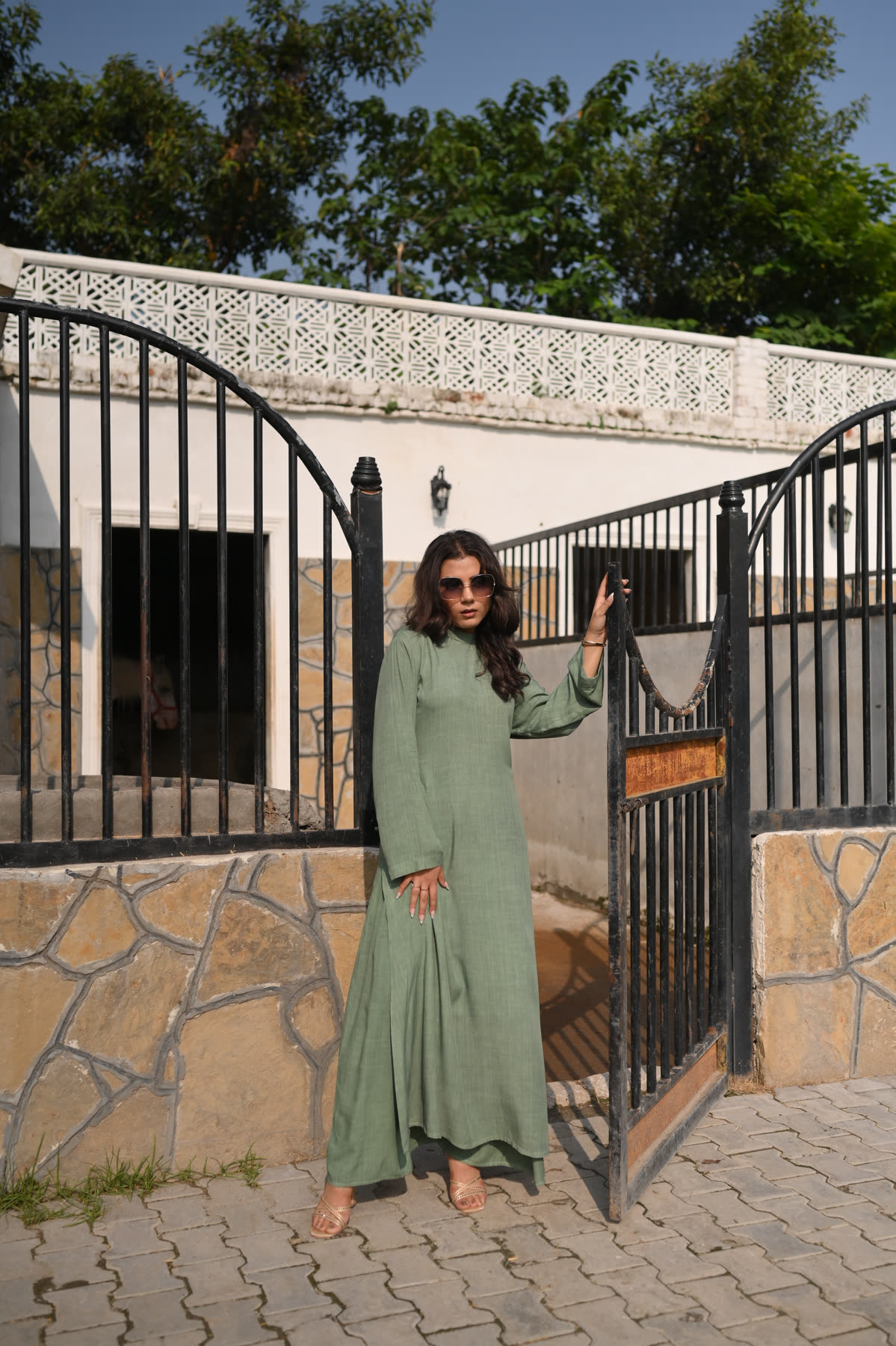 Sage Relaxed Dress